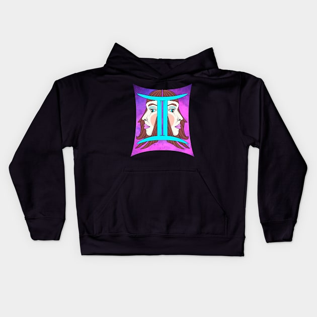 Gemini Kids Hoodie by Chillateez 